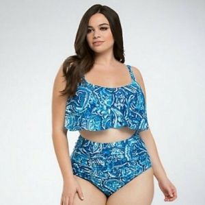 🌴Torrid Paisley Bikini top ONLY